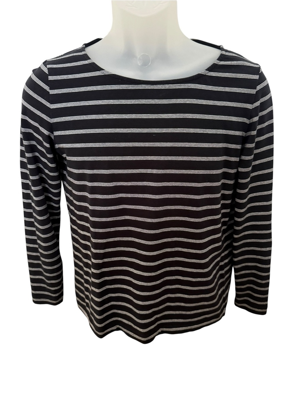 Trenery Black and White Striped Top Women S Small